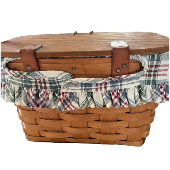 Longaberger Small Purse Basket w/ Liner 1992 Handmade Woven in USA Collectable - Picture 5 of 16